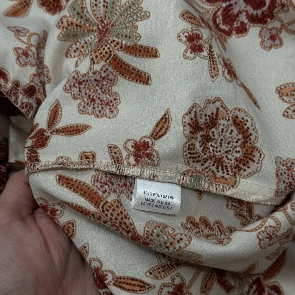 MISA Los Angeles Kara Dress in‎ Falling Floral Satin Made in USA Size XS - Picture 11 of 11